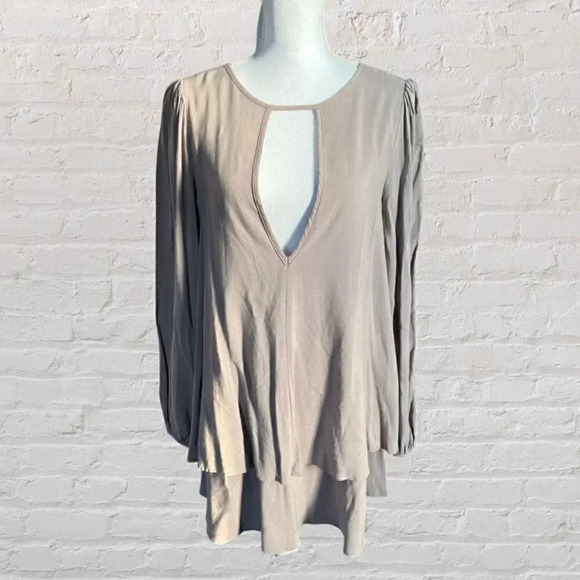 Free People Layered Keyhole Dress Size Small - Picture 8 of 8